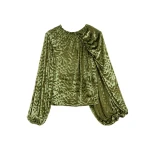 La DoubleJ Brigid Top in Verona Green at Coveti