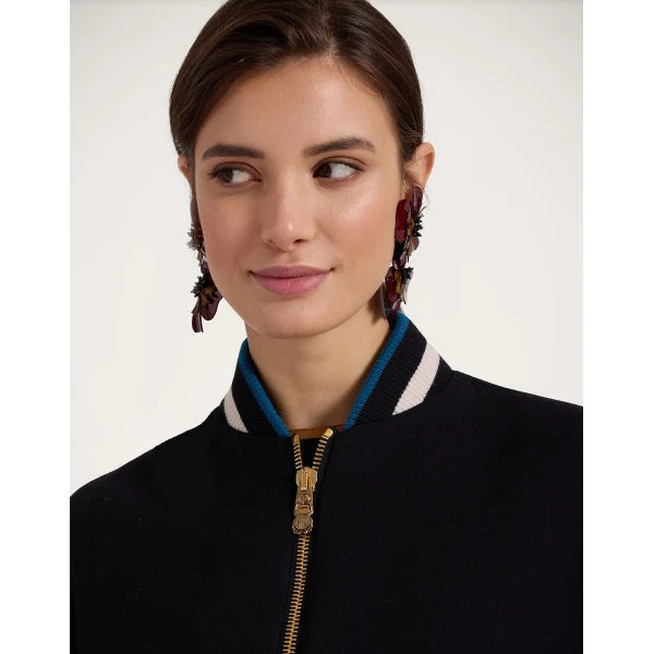 La DoubleJ Brooklyn Bomber in Black Jacket, view 5