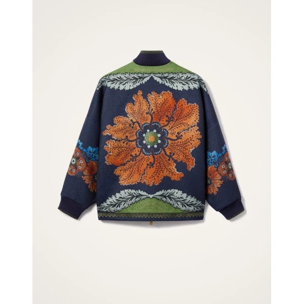 La DoubleJ Brooklyn Bomber in Bounty Navy Jacket, view 5