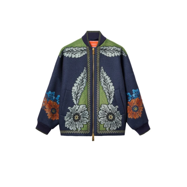 La DoubleJ Brooklyn Bomber in Bounty Navy Jacket