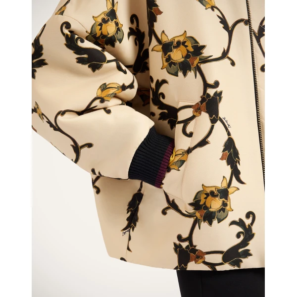 La DoubleJ Brooklyn Bomber in Buttercup White Jacket, view 5