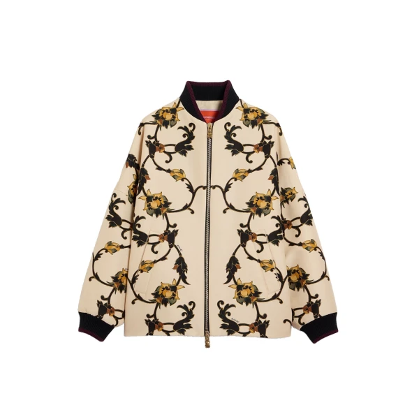 La DoubleJ Brooklyn Bomber in Buttercup White at Coveti
