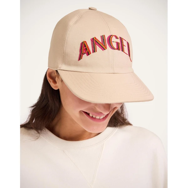 La DoubleJ Brooklyn Cap in Angel Light Beige, view 2