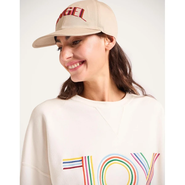 La DoubleJ Brooklyn Cap in Angel Light Beige, view 3