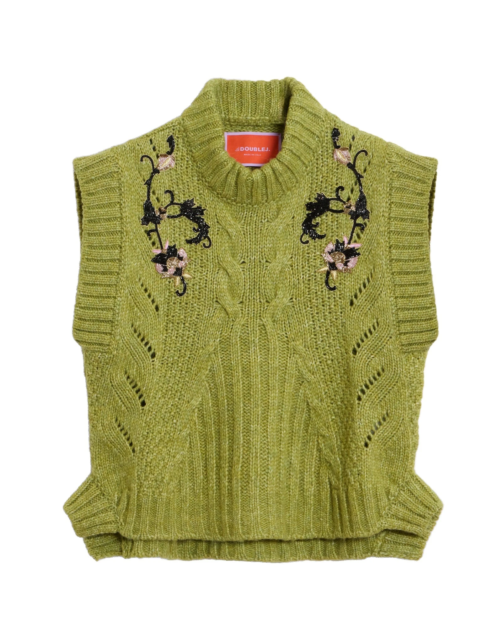 La DoubleJ Cameo Vest in Light Green at Coveti La DoubleJ Cameo Vest in Light Green at Coveti