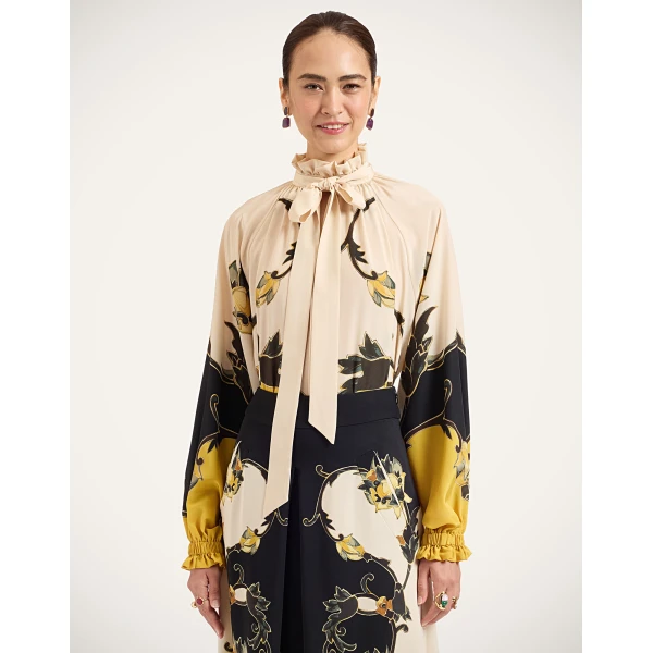 La DoubleJ Cerere Blouse in Buttercup Gold, view 2