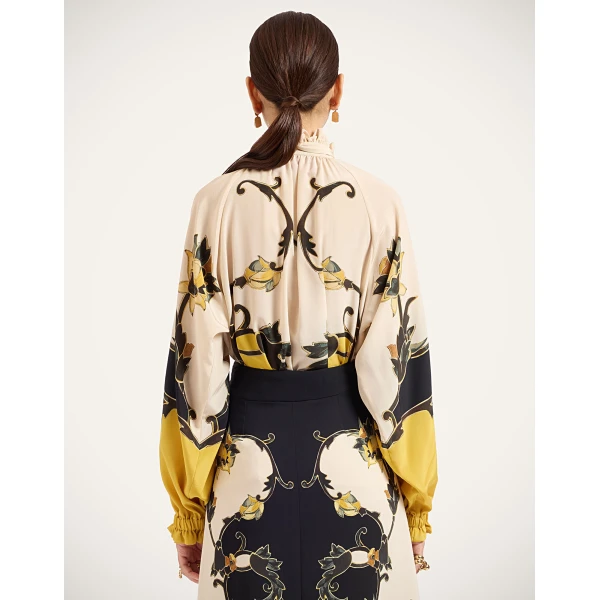 La DoubleJ Cerere Blouse in Buttercup Gold, view 3