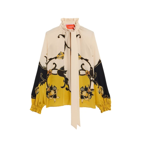Cerere Blouse in Buttercup Gold