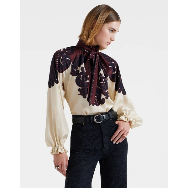 La DoubleJ Cerere Blouse in Corsini Cream | Blouse | Coveti