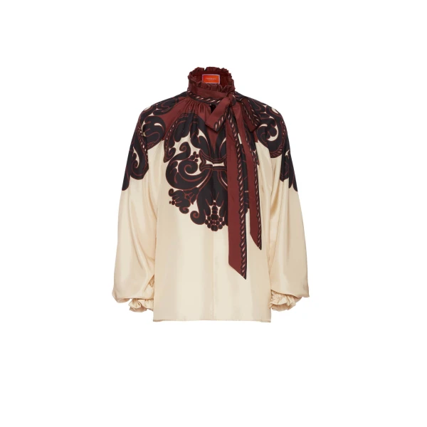 La DoubleJ Cerere Blouse in Corsini Cream | Blouse | Coveti