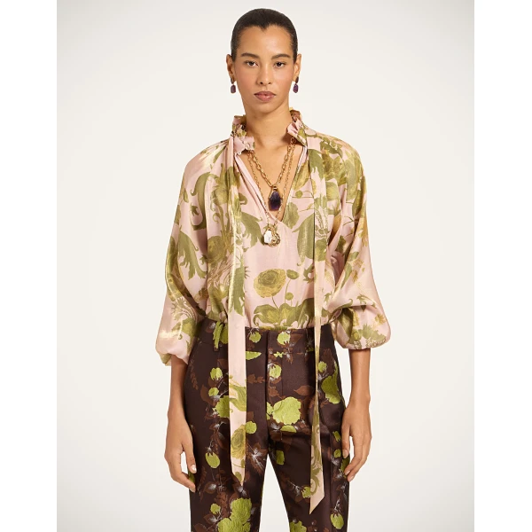 La DoubleJ Cerere Blouse in Coven Pink, view 2