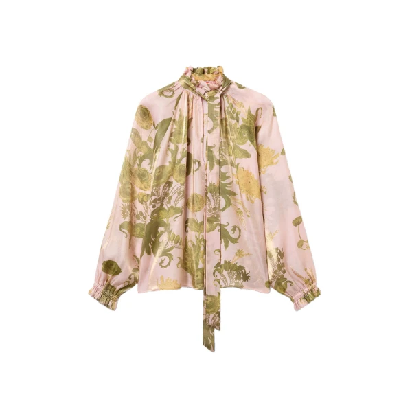 La DoubleJ Cerere Blouse in Coven Pink at Coveti