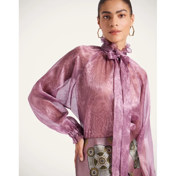 La DoubleJ Cerere Blouse in Dusty Pink | Blouse | Coveti