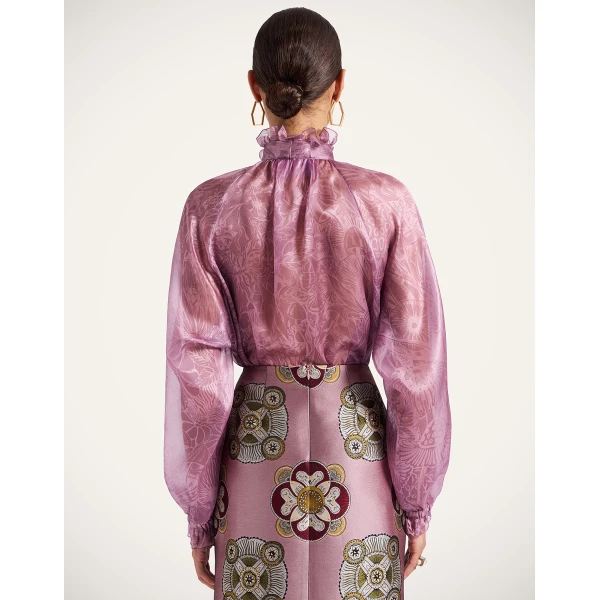 La DoubleJ Cerere Blouse in Dusty Pink | Blouse | Coveti