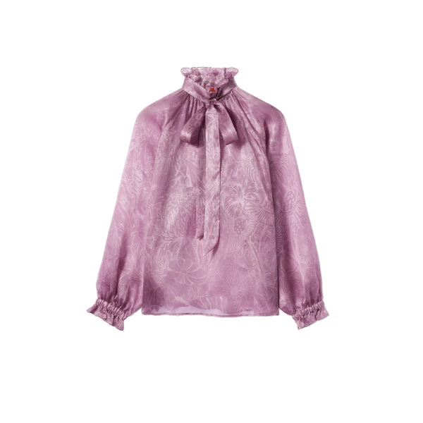 La DoubleJ Cerere Blouse in Dusty Pink | Blouse | Coveti