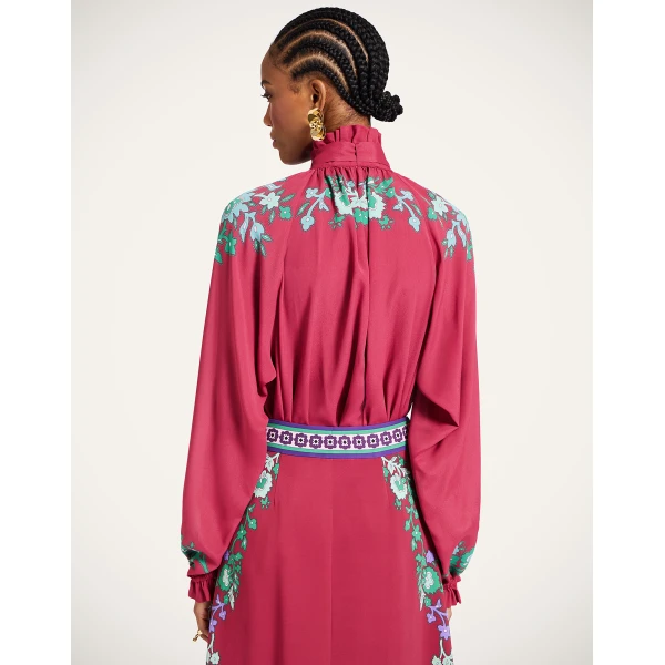 La DoubleJ Cerere Blouse in Regalia Red | Blouse | Coveti