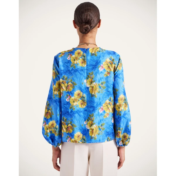 La DoubleJ Charming Top in Riptide Light Blue, view 3