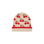 La DoubleJ Cherry Beanie in Off White at Coveti