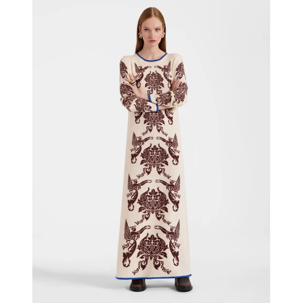La DoubleJ Cherubs Knit Dress in Cherubs Ivory, view 2