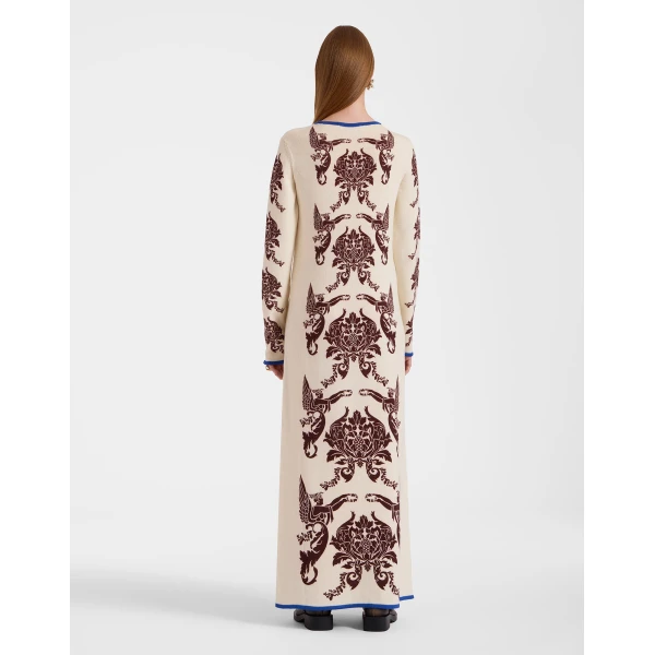 La DoubleJ Cherubs Knit Dress in Cherubs Ivory, view 3