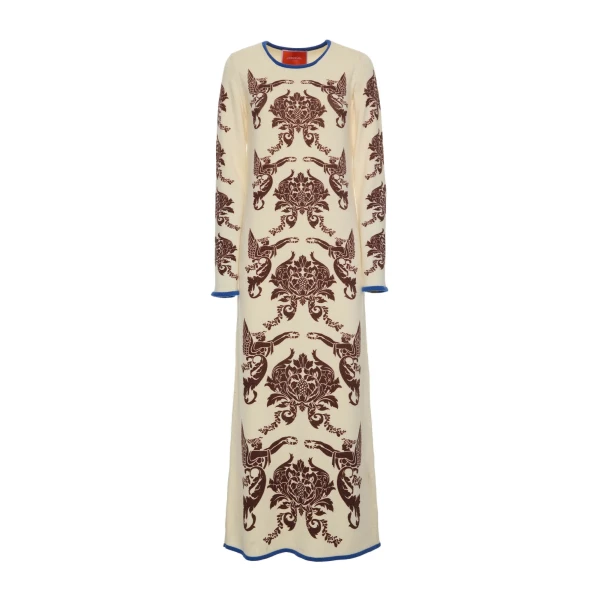 La DoubleJ Cherubs Knit Dress in Cherubs Ivory