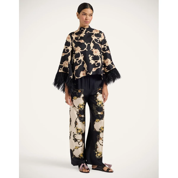 La DoubleJ Club Pants in Buttercup Black at Coveti