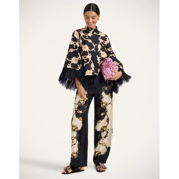 La DoubleJ Club Pants in Buttercup Black at Coveti
