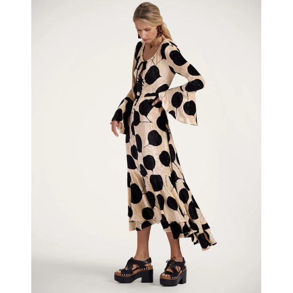 La DoubleJ Cocteau Dress in Lunaria Light Pink, view 2