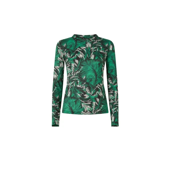 La DoubleJ Crew Top in Quill Green at Coveti
