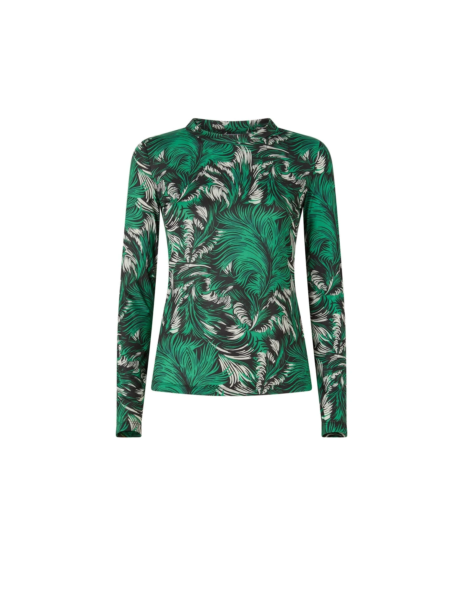 La DoubleJ Crew Top in Quill Green at Coveti La DoubleJ Crew Top in Quill Green at Coveti