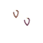 La DoubleJ Dew Earrings Mini in Pink | Earrings | Coveti
