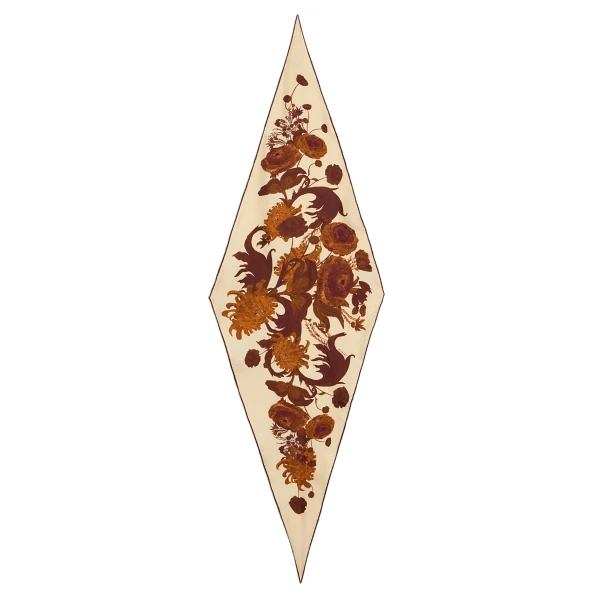 Diamond Scarf in Coven Buttercream