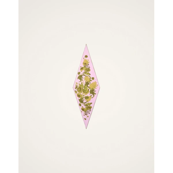 La DoubleJ Diamond Scarf in Coven Pink, view 4