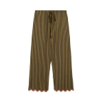 La DoubleJ Drawstring Pants in Pinstripe Green | Pants | Coveti