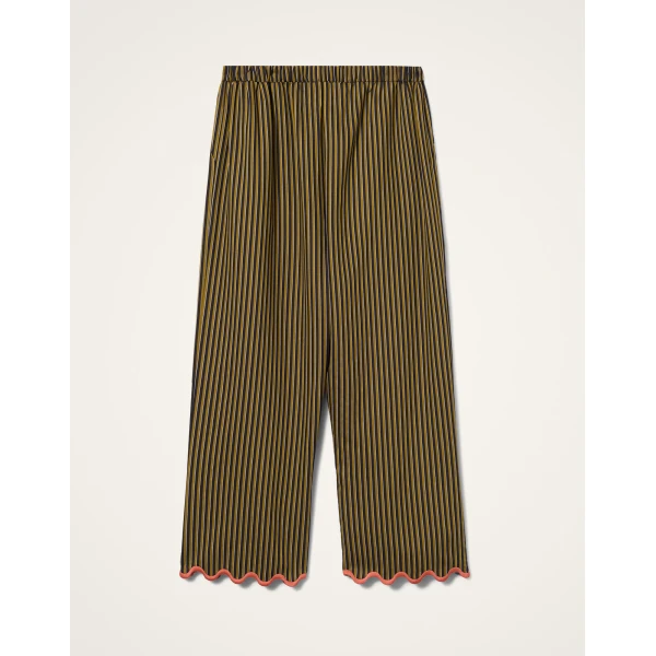 La DoubleJ Drawstring Pants in Pinstripe Green | Pants | Coveti