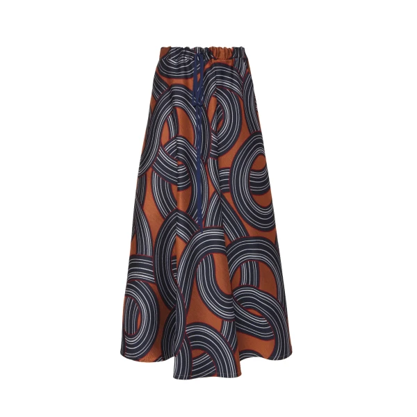 La DoubleJ Drawstring Skirt in Montecarlo Blue