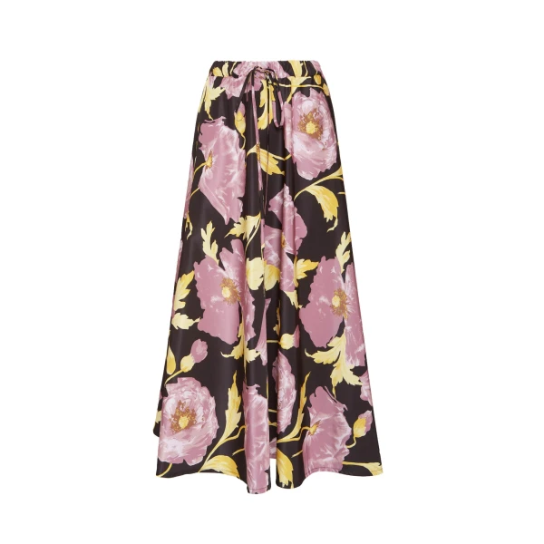 La DoubleJ Drawstring Skirt in Sylph Black
