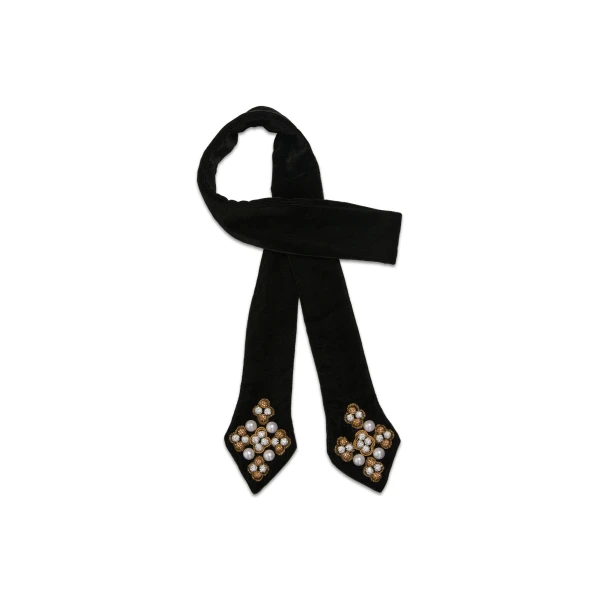 La DoubleJ Ella 2-Ways Stole in Black, view 2