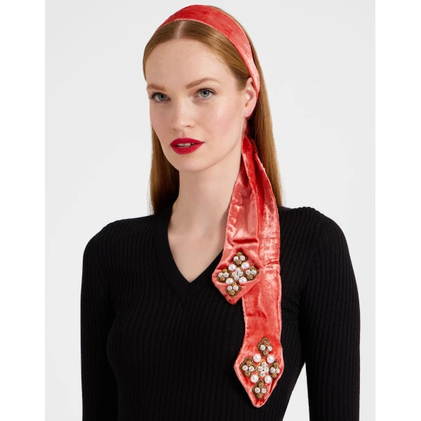 La DoubleJ Ella 2-Ways Stole in Orange, view 4