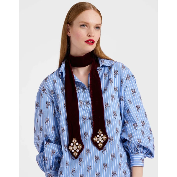 La DoubleJ Ella 2-Ways Stole in Red, view 5