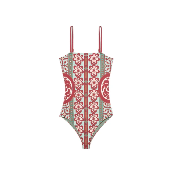 Elle Swimsuit in Pagoda Rust