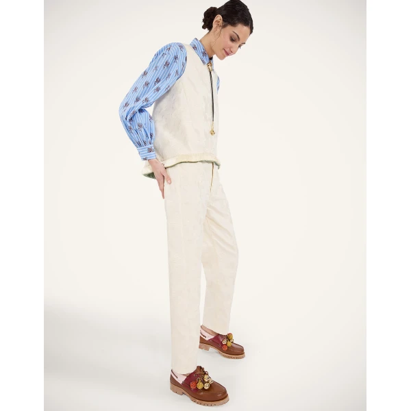 La DoubleJ Fancy Pants in Ecru | Pants | Coveti
