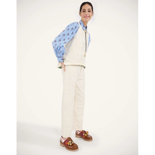 La DoubleJ Fancy Pants in Ecru | Pants | Coveti