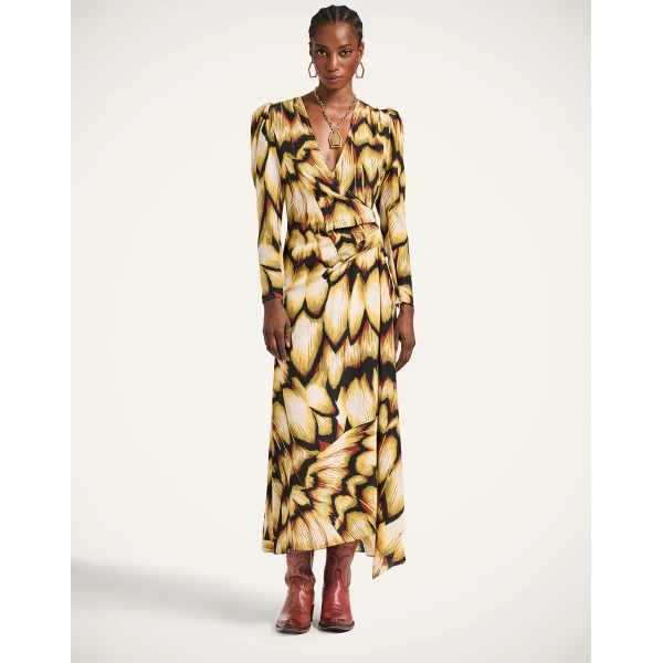 La DoubleJ Femme Dress in Monarch Black | Maxi Dresses | Coveti