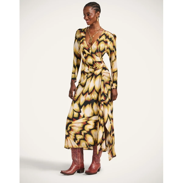La DoubleJ Femme Dress in Monarch Black | Maxi Dresses | Coveti