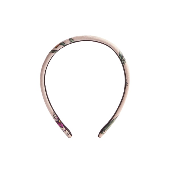 La DoubleJ Flat Headband in Mini Iris Ivory at Coveti
