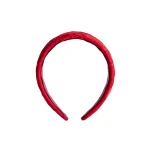 La DoubleJ Flat Headband in Peony Red at Coveti La DoubleJ Flat Headband in Peony Red at Coveti