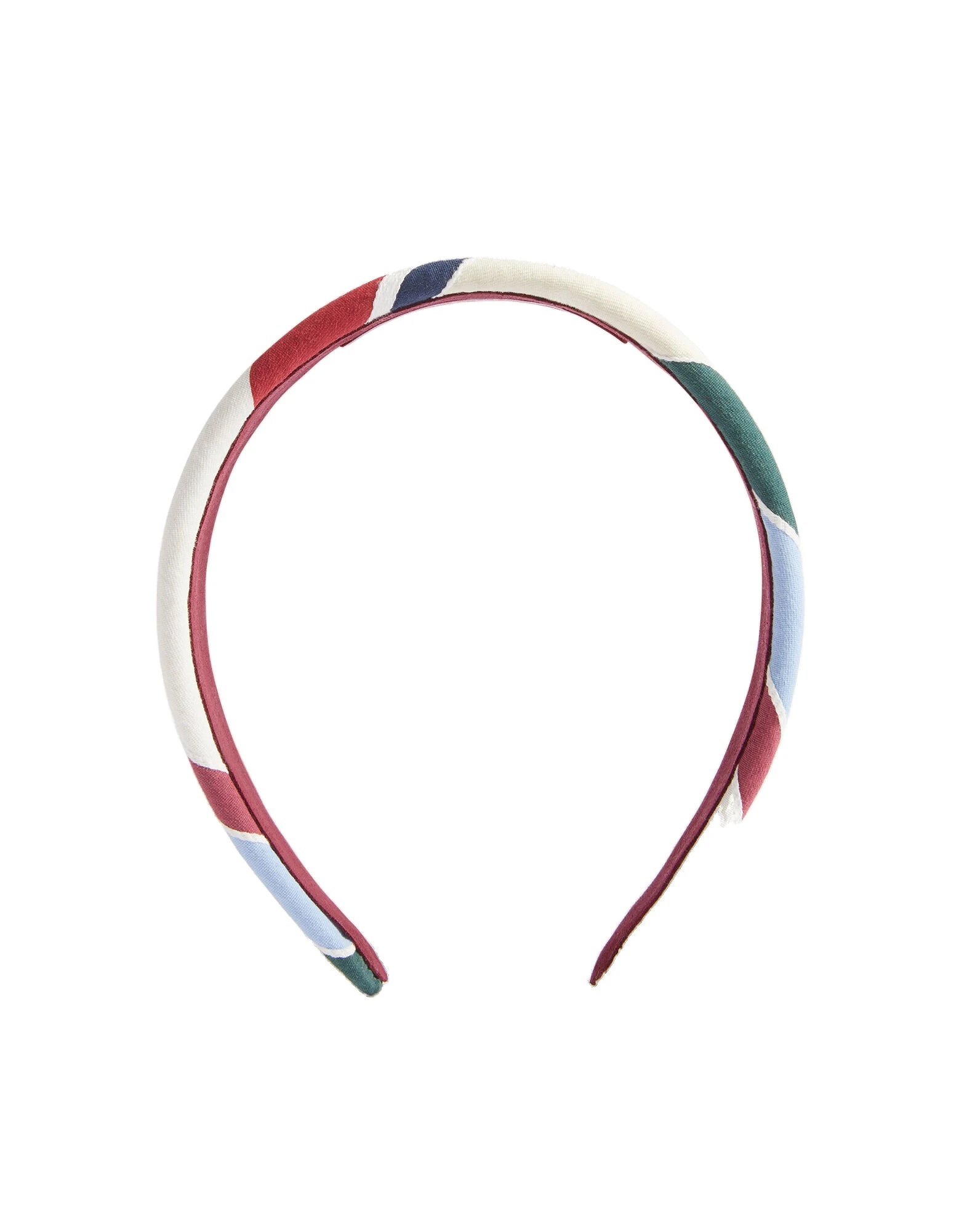 La DoubleJ Flat Headband in Stripes Multicolor at Coveti La DoubleJ Flat Headband in Stripes Multicolor at Coveti