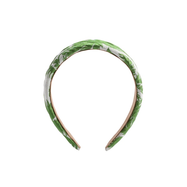La DoubleJ Flat Headband in Tropicana White at Coveti