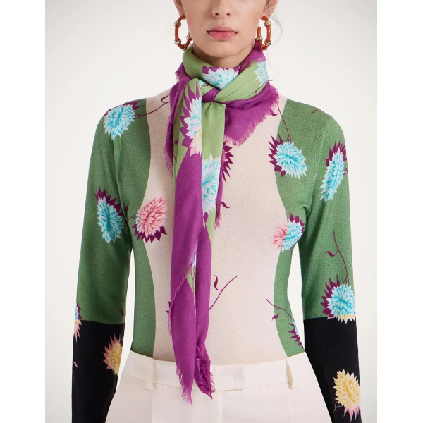 La DoubleJ Foulard 120 in Derby Multicolor at Coveti